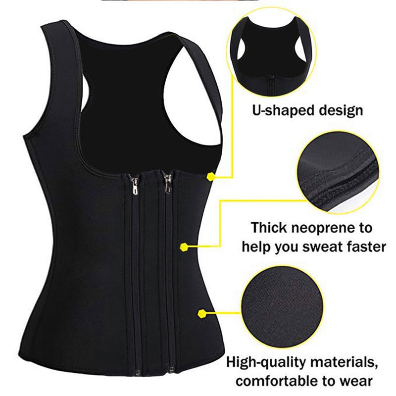 Men Sauna Vest Sweat Shapers